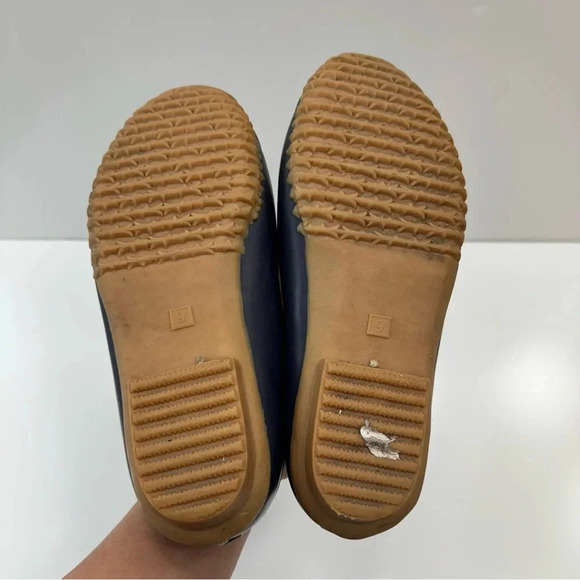 JBU Gwen Garden Ready Duck Shoes Women's Size 9M Waterproof Blue‎ Tan - Picture 6 of 10